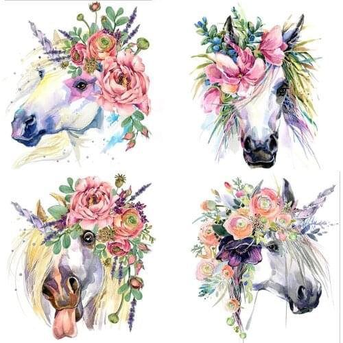5D DIY Diamond Painting Flowers Horse Cross Stitch Kit Full Drill Square Embroidery Mosaic Art Picture of Rhinestones Gift Decor