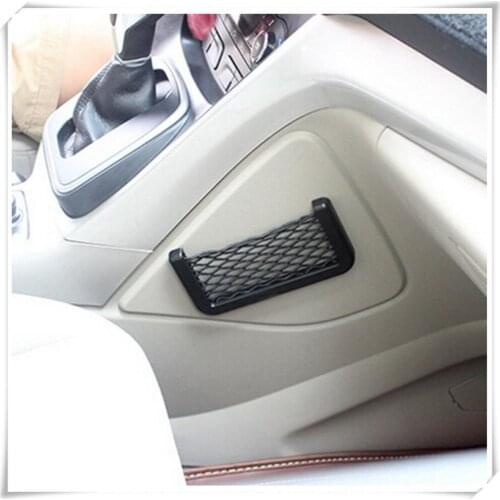 8*15CM Car Organizer Net Sticking Holder Pocket trunk for Renault Vel Modus Eolab Twizy Twin-Z Twin-Run Symbol