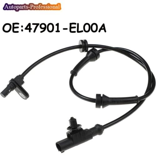 Car Rear Left ABS Wheel Speed Sensor For NISSAN Tiida Versa 1.6L 1.8L 2007-2012 47901EL00A 47901-EL00A SU12706 5S11253 ALS1813