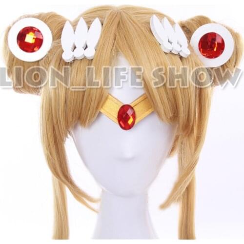 Moon Tsuking Usagi Mars Chibichibi Moon Jupiter EVA Gold Headwear Headband Tiara Cosplay Accesseries cos Hairwear