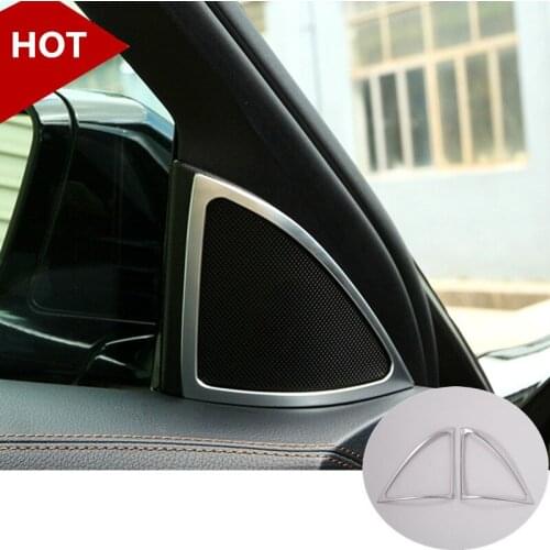 ABS Inner Door Stereo Speaker Cover 2pcs For Mercedes Benz E Class W213 S213 2017-2020 Car accesories interior Car decoration