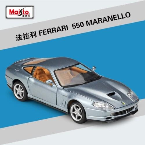 Bburago 1:24 FERRARI 550 MARANELLO simulation alloy car model Collect gifts toy