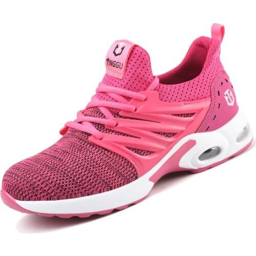 Labor Protection Shoes Man Woman Mesh Sneakers Anti-smashing Anti-puncture Wear-resistant Breathable Worker Safety Shoes