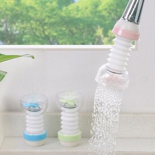 Portable 360 Degree Rotatable Water Bubbler Swivel Head Water Saving Device Nozzle Tap Adapter Kitchen Faucet Shower Accessories