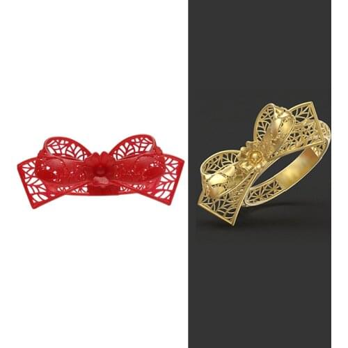 Easy Casting 3D Resins Models with Low Price for Jewelry Industrial Fashion Show Ring for Women Ladies Girls