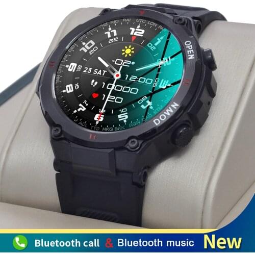 New Bluetooth Call Smart Watch Men Sport Fitness Tracker Music Control Alarm Clock Reminder K2-2 Smartwatch For Android IOS