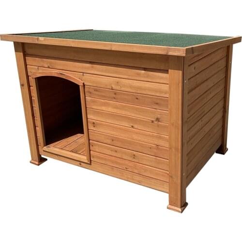 Outdoor Dog House Kennel Cat House Sunscreen Anticorrosive House Dog Cage Pet Kennel Solid Wood Waterproof Outdoor Bungalow