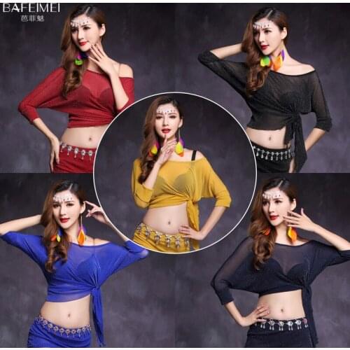 New arrival belly dance top for woman belly dance wear 6 colors M, L 1005