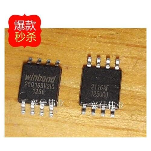 10PCS New original authentic W25Q16BVSSIG 25Q16BVSIG SOP8