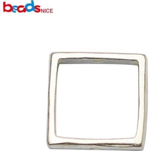 Beadsnice Silver Accessories For Jewelry DIY Handmade Connector Love Heart And Square ID37143/37144/37145