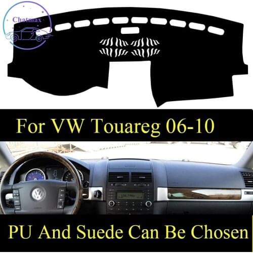 For Volkswagen VW Touareg 2006-2010 Dashboard Console Cover PU Leather Suede Protector Sunshield Pad