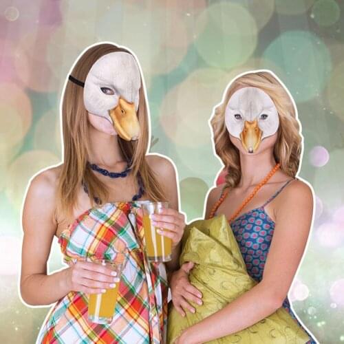 Halloween Mask Scary Animal Mask Masquerade Ball Mardi Gras Party Half Cheetah Carnival Creative Adults Simulation Cheetah