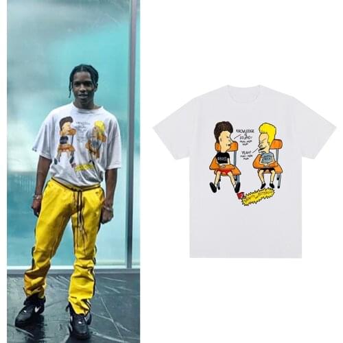 Travis scott hiphop streetwear ASTROWORLD Harajuku WISH YOU WERE HERE t-shirt Cotton Men T shirt New TEE TSHIRT Womens