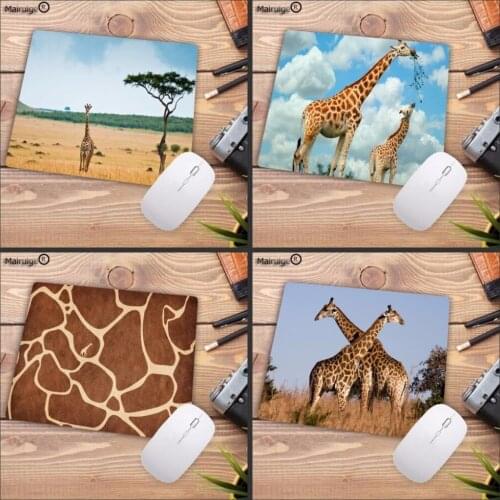 Mairuige Game Gaming Gamer Mice Mouse giraffe Animal Mouse Pad mouse pad For Computer Laptop Anime mousepad dota2 LOL CSGO Mat