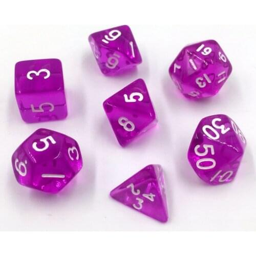 Rollooo Dice Translucent Purple