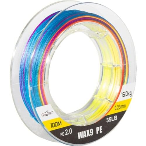 X9 Strands 100M Fishing Line 9 Braided 18-79LB PE Line Multifilament Fishing Wire for Carp fishing Accessories