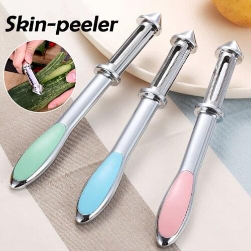 Multi-function Peeler Convenience Durable Safety Long Handle Kitchen Tools For Vegetable Fruit @ls