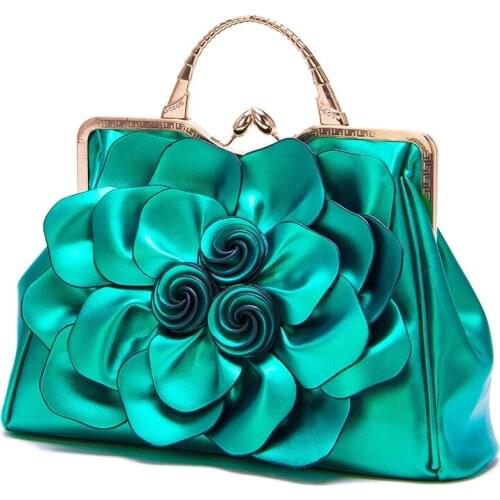 Fashion Bags Ladies Luxury Bags bags for women Crossbody platinum Leather bags Messenger Bags Flowers Bridal Red Handbag bolsas