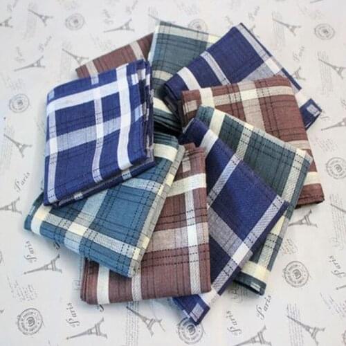 Mens handkerchief Cotton 100% Bag towel 5Pcs/Lot 40CM