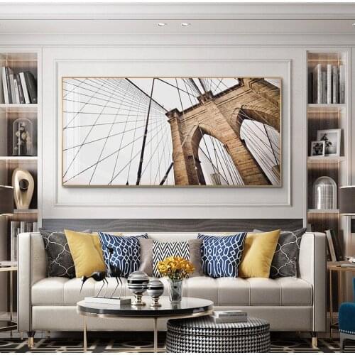 Modern Abstract Church Building Street Landscape Canvas Paintings Wall Art Prints Posters Pictures for Living Room Home Decor