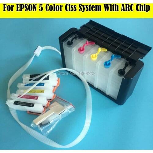 1 Set Empty T2601/T2611-T2614 Continuous Ink Supply System For EPSON XP-510/XP-720/XP-625/XP-620/XP-520/XP-820 Printer Ciss