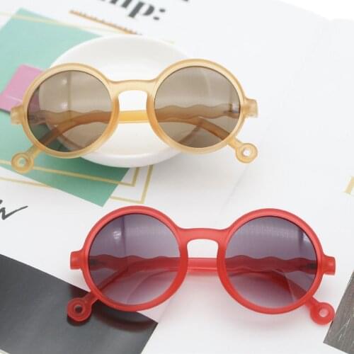 Retro Round Frame Anti-blue Light Kids Sunglasses Children Sun Glasses Boys Girls Outdoors Goggle Shades Eyewear Fashion