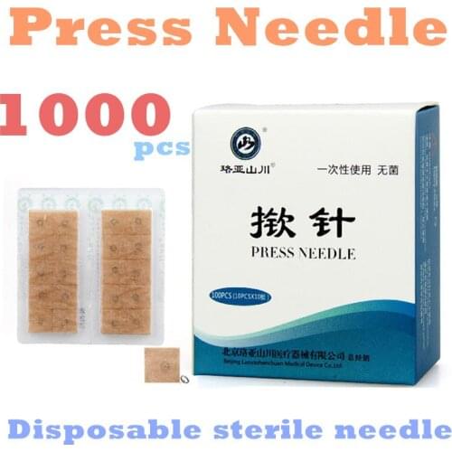 Sterile Ear Press Needle 1000 Auricular Acupuncture Needle Intradermal needle Intradermal Needle 0.22*1.5mm 0.25*2mm