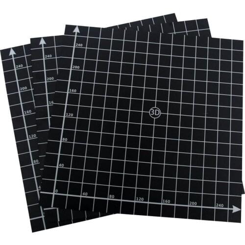 3D Printer Construction Surface 300mmx300mm, Suitable for Printer Surface hot Bed Prusa, CR-10, Mendela, AO Series, 3 Pieces