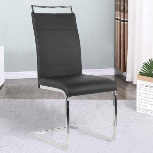 2Pcs Bow Dining Chair Office Chair Home Modern Style High-quality Leather Chair Elegant Home Furniture Nordic Simple Style