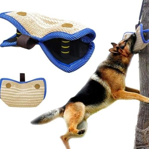 Dog Training Bite Tug Pillow Sleeve with 2 Handles Durable Training Malinois German Shepherd Rottweiler Pet Chewing Toy
