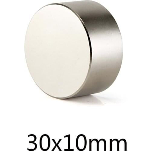 1/2/3PCS 30x10 mm Circular Magnets 30mmx10mm N35 Thick Neodymium Magnet Dia 30x10mm Permanent NdFeB Magnetic magnet 30*10 mm