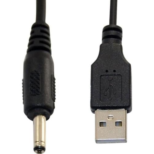 1.5M USB2.0 To DC 3.5x1.35mm Barrel Male Cable PC Router Lamp Fan Speaker Switch