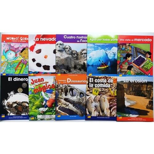 10 Books Parent Child Kids Spanish Book Education Enlightenment Popular Science Pictures Story Learning Reading Book Age 6 up