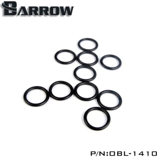 10pcs/lot Barrow G1/4 Black Chemigum Ring OBL-1410