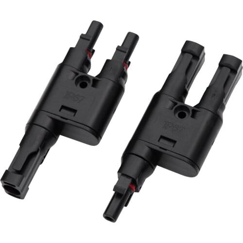 Solar Panel Adapter 2 in 1/3 in1/4 in1/5 in1/6 in1 Connector Cable Splitter Male and female adapter for in parallel connecting