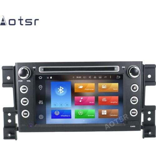 AOTSR 2 Din Car Radio Coche Android 10 For Suzuki Grand Vitara 2005 2015 Central Multimedia Player GPS Navigation 2Din Autoradio