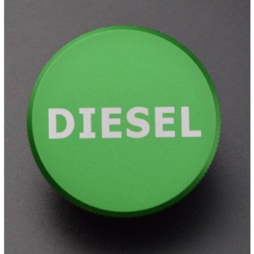 Car Accessories For Dodge All 2013-2019 Diesel Trucks With A ' Capless ' Fuel System CNC Machined Anodized Green Cap