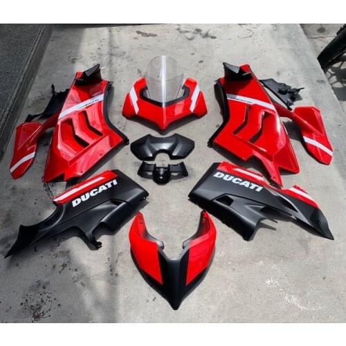 For Ducati V4/V4S brand new injection molding ABS complete fairing Panigale V4S 2019 2020 fairing body color can be customized