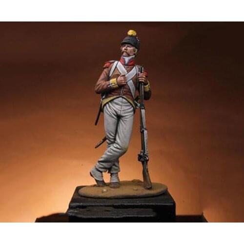 Self-assembled New Unassembled 1/32 ancient man officer stand Resin Figure Unpainted Model Kit