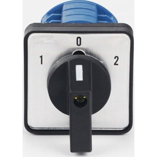 1PCS Universal Combination Switch 660V 125A 3Position (1-0-2) 12 Terminal Number