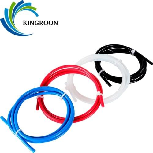 KINGROON 5M 10M PTFE Tube PiPe ID 2mm 3mm 4mm Tube For V5 V6 J-head Hotend Bowden Extruder 3D Printer Parts 1.75mm 3mm Filament