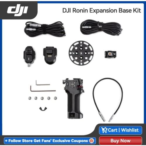 DJI Ronin Expansion Base Kit it possible to mount and control DJI RS 2 in a jib, car, slider, cable cam, and other platforms