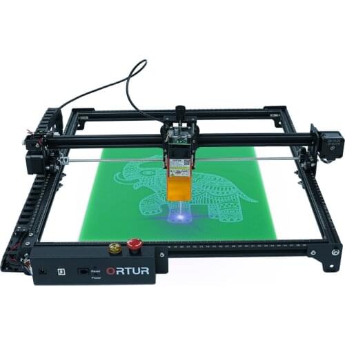 ORTUR Laser Master 2 Pro Laser Engraver CNC Fixed Focus Laser Engraving Cutting Machine 20W, DIY Laser Marking for Metal Plywood