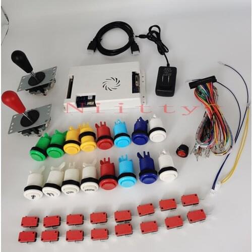 New PANDORA 12 Box 4263 In 1 kit joystick DIY kit arcade kit + copy sanwa joysticks + arcade button