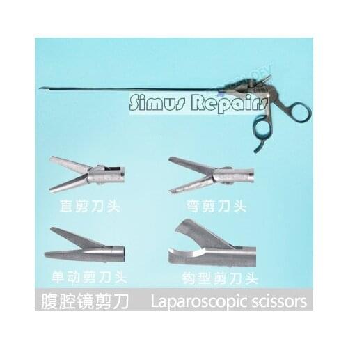 Laparoscopy Scissors Laparoscopy Instruments Curved Scissors Straight Scissors Hook Scissors Tissue Scissors Line Scissors