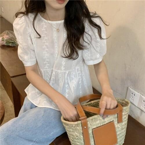 Белые блузки Octeyam China At AliExpress