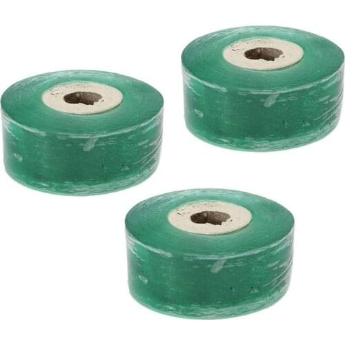 Promotion! 3 Pack Grafting Tape, PE film Self-adhesive Nursery Stretchable Garden Flower Vegetable Grafting Tapes, Moisture Barr