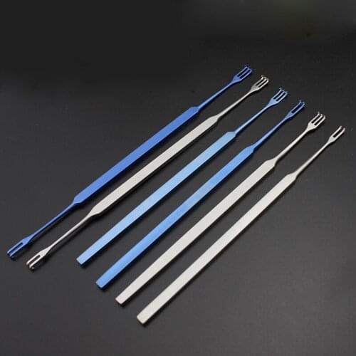 Double Eyelid Retractor Stainless Steel Eyelid Retractor Titanium Alloy Lacrimal Sac Retractor Ophthalmic Cosmetic Plastic Equip