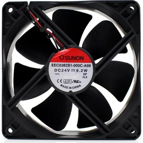 For Sunon EEC0382B1-000C-A99 EEC0382B1-0000-A99 12038 24V chassis cooling fan 9.2W