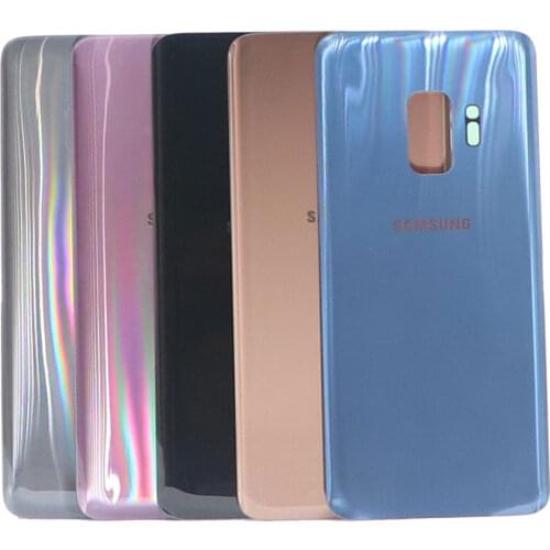 High quality Back Battery Cover For Samsung Galaxy S9 Plus s9+ G965 SM-G965F G965FD S9 G960 SM-G960F G960FD Back Rear Glass Case